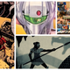 Clockwise from left: Hellboy: The Wild Hunt, Robotech, Cape Fear Games, and Agon.